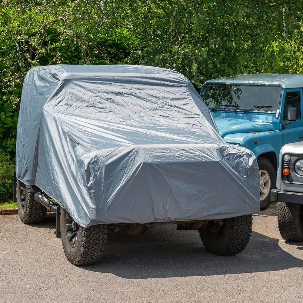 Custom-fit Outdoor Car Cover for Land Rover Series 1, 2 & 3 (Short Wheel Base) - GREY- 1948 to 1985 CC793G