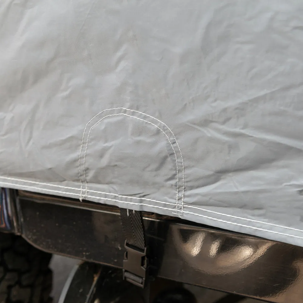 Custom-fit Outdoor Car Cover for Land Rover Series 1, 2 & 3 (Short Wheel Base) - GREY- 1948 to 1985 CC793G