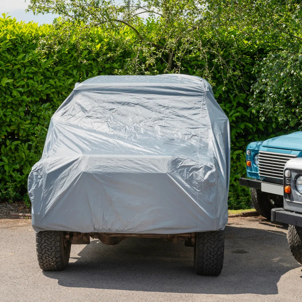 Custom-fit Outdoor Car Cover for Land Rover Series 1, 2 & 3 (Short Wheel Base) - GREY- 1948 to 1985 CC793G