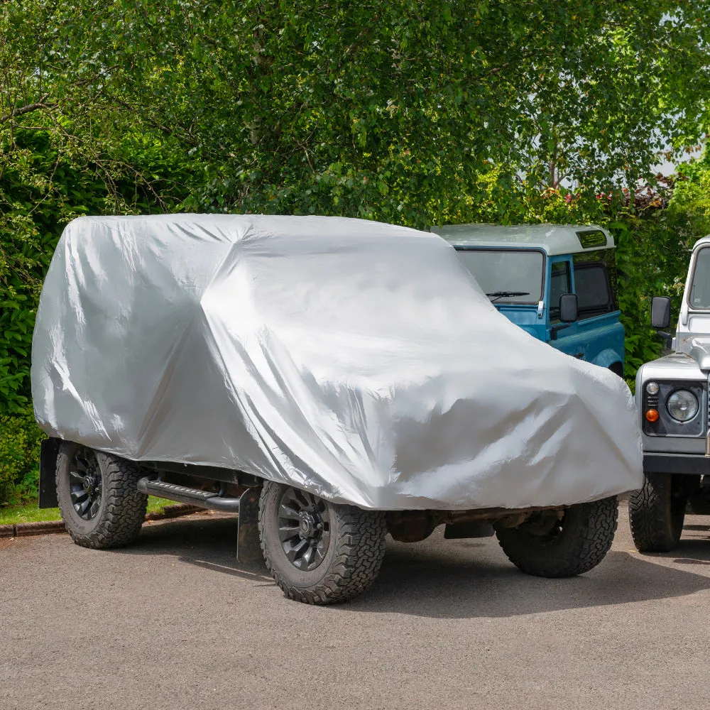 Custom-fit Outdoor Car Cover for Land Rover Series 1, 2 & 3 (Short Wheel Base) - SILVER - 1948 to 1985 CC793S