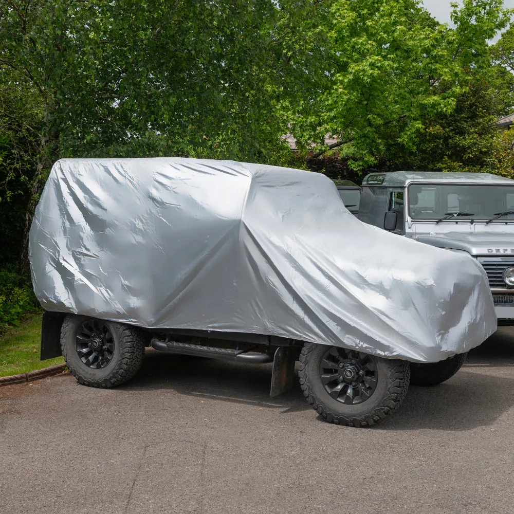 Custom-fit Outdoor Car Cover for Land Rover Series 1, 2 & 3 (Short Wheel Base) - SILVER - 1948 to 1985 CC793S