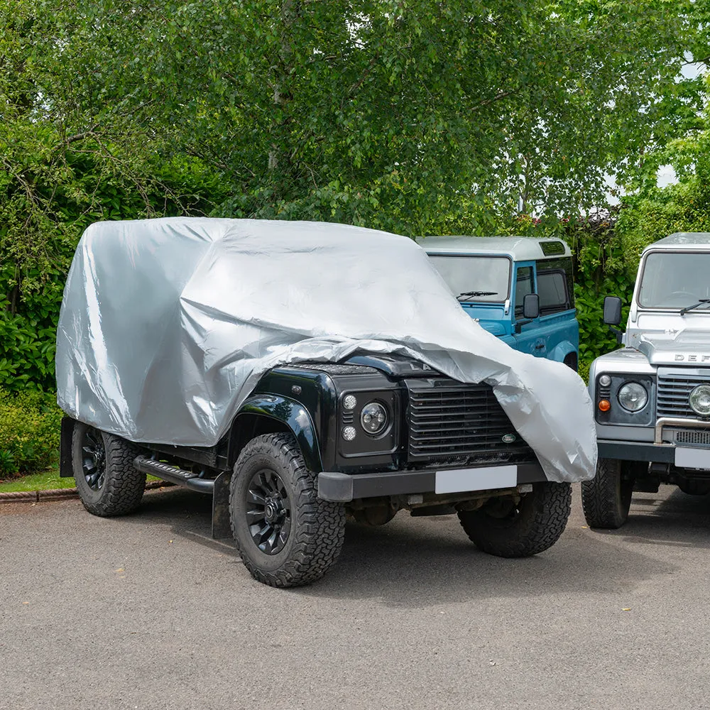 Custom-fit Outdoor Car Cover for Land Rover Series 1, 2 & 3 (Short Wheel Base) - SILVER - 1948 to 1985 CC793S