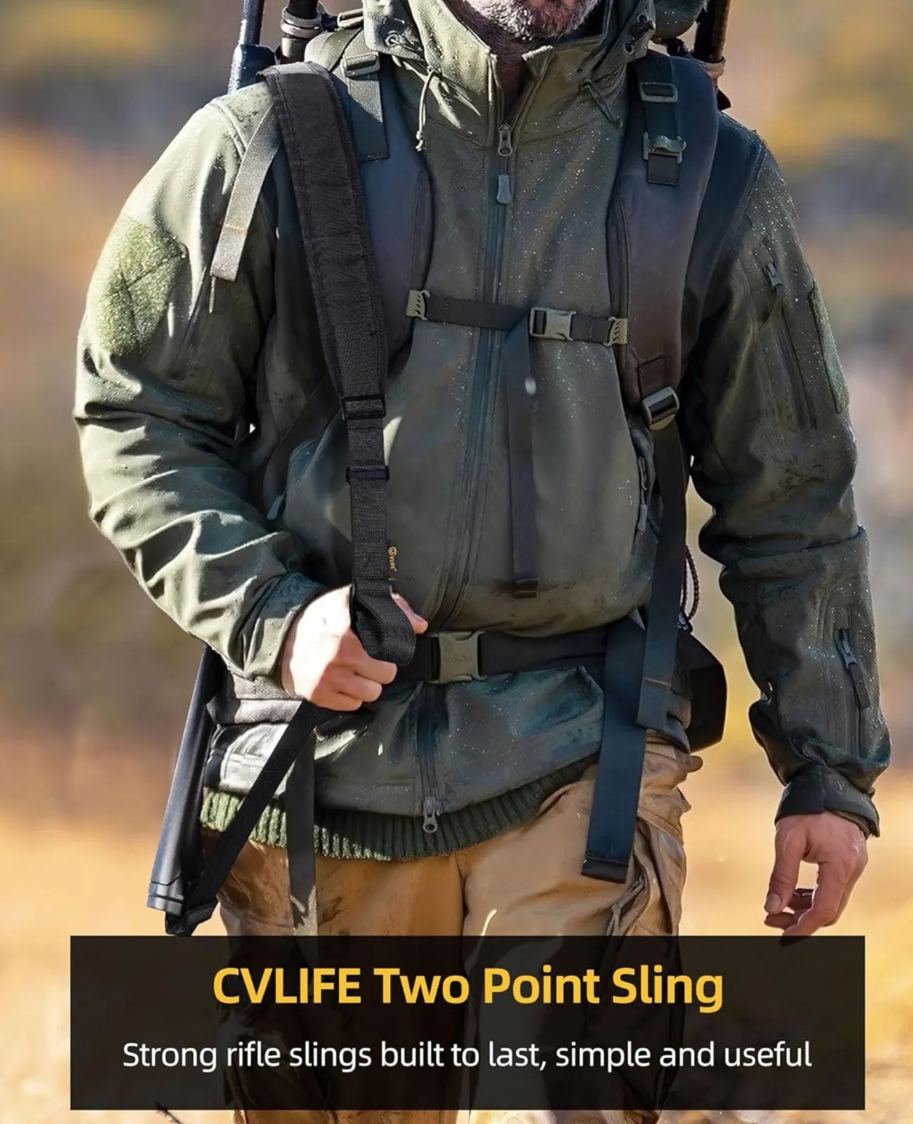 CVLIFE Two Point Sling Quick Adjust Gun Sling