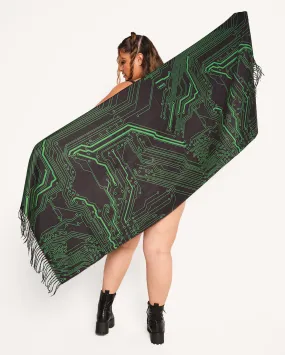 Cyber Matrix Pashmina