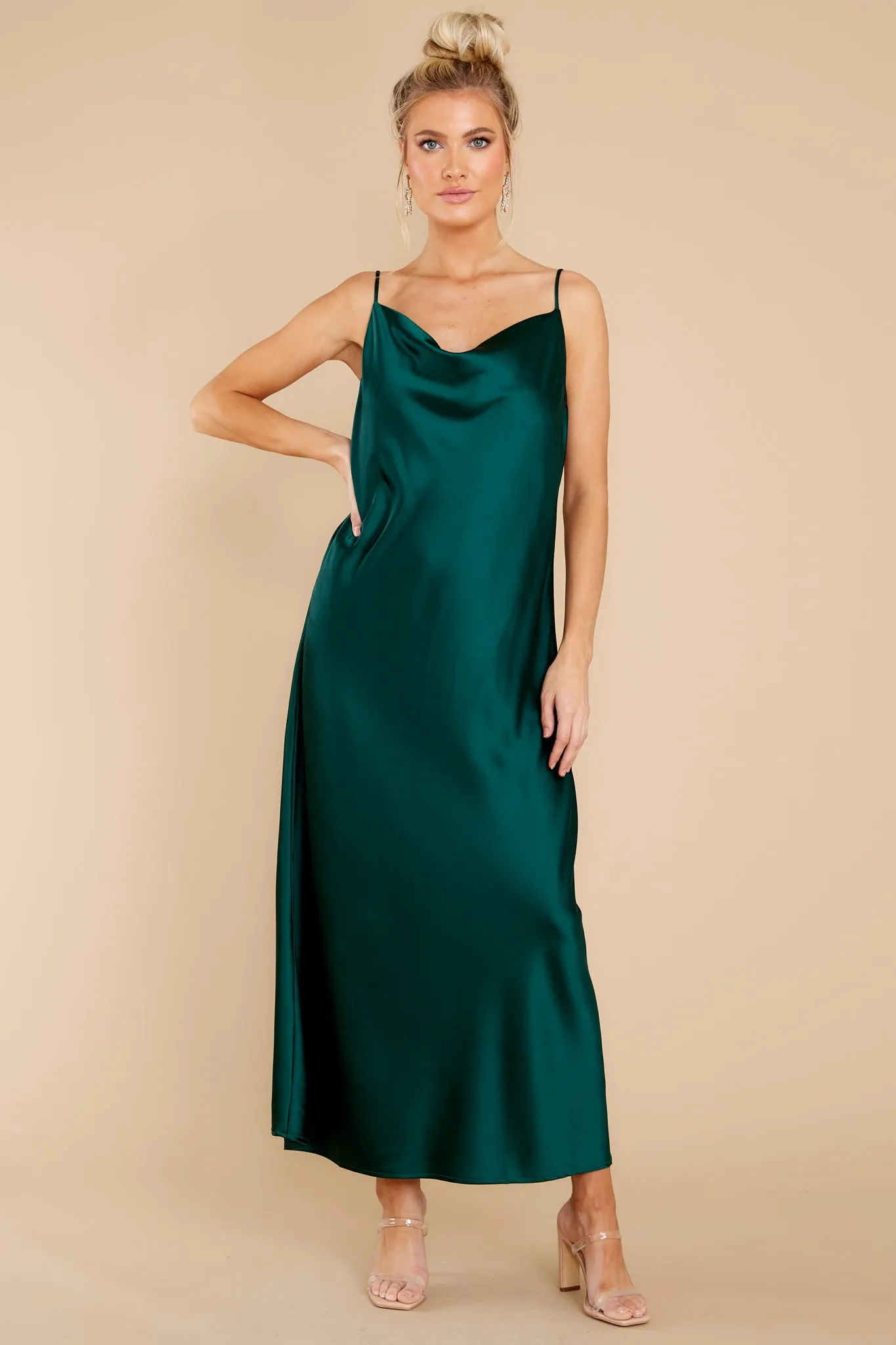 Dash Away All Hunter Green Maxi Dress