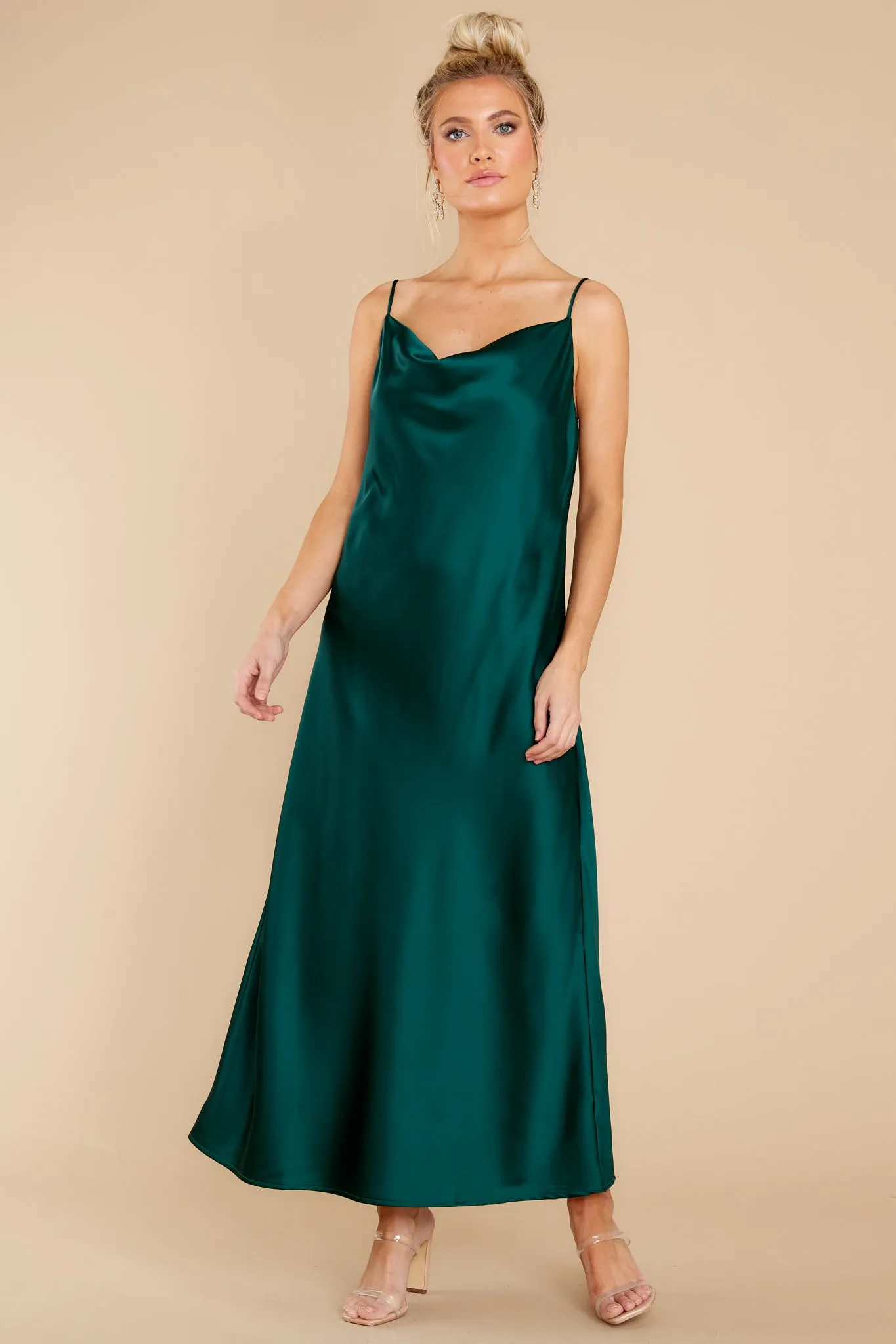 Dash Away All Hunter Green Maxi Dress