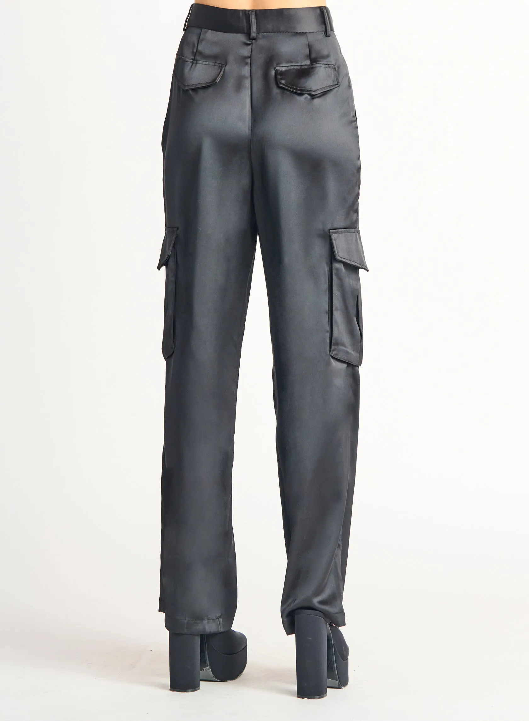 Dex Carmen Satin Cargo Pant