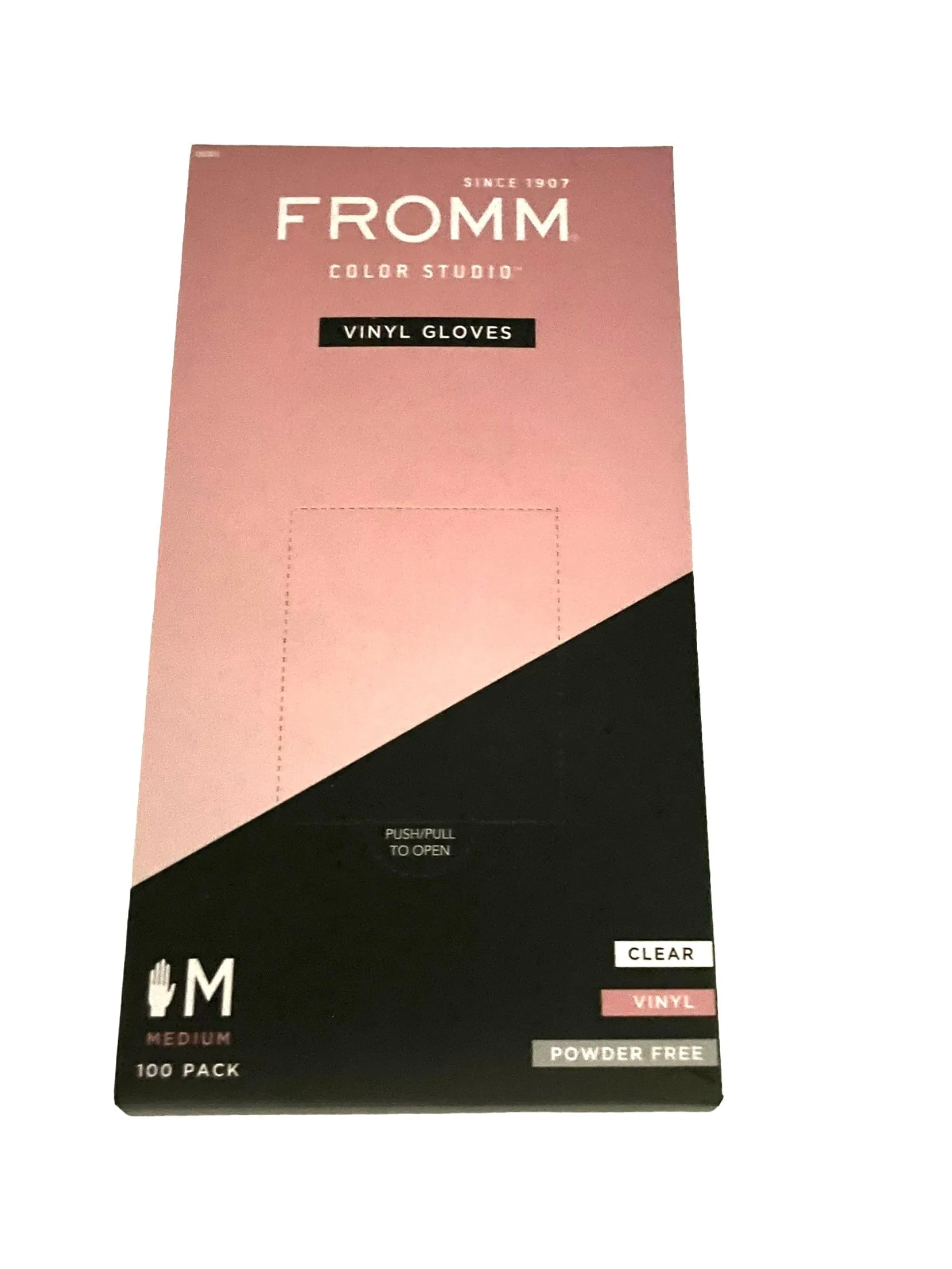 Disposable Gloves Fromm Vinyl Powder Free Gloves Med. 100 pk