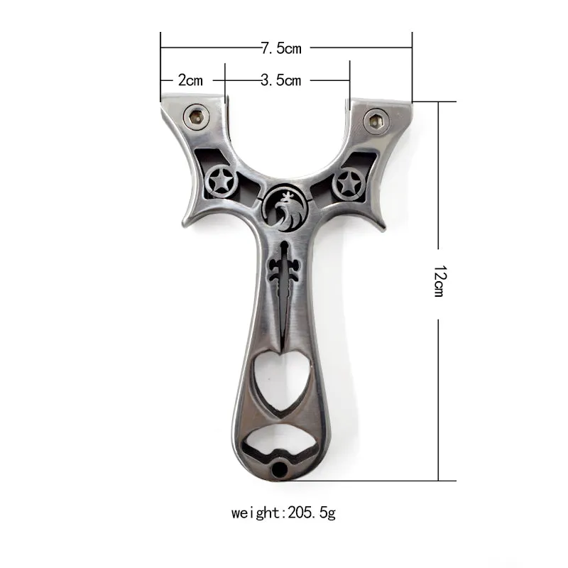 Double Star Eagle Sword Stainless Steel Slingshot