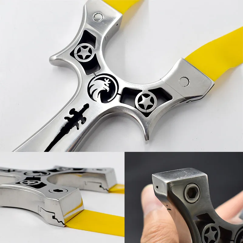 Double Star Eagle Sword Stainless Steel Slingshot