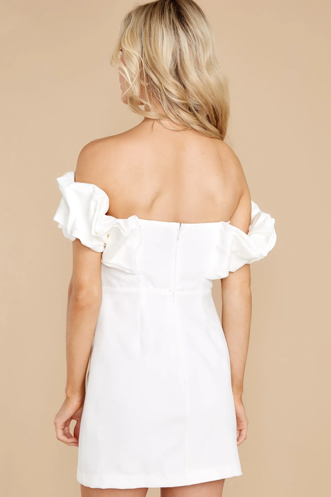 Elegant Sass White Dress