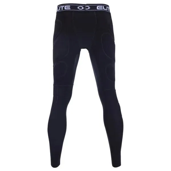 Elite Sport Padded Compression Leggings - Black