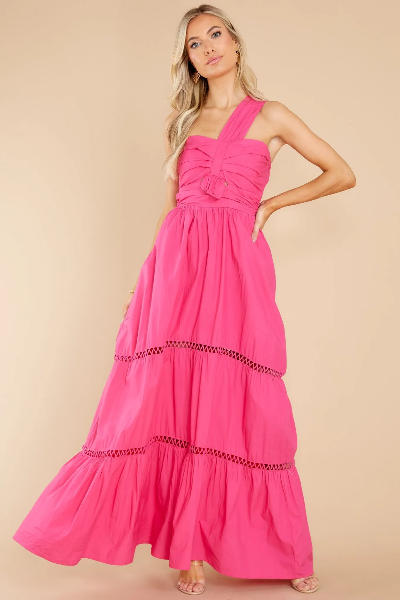 Elle Pink Maxi Dress