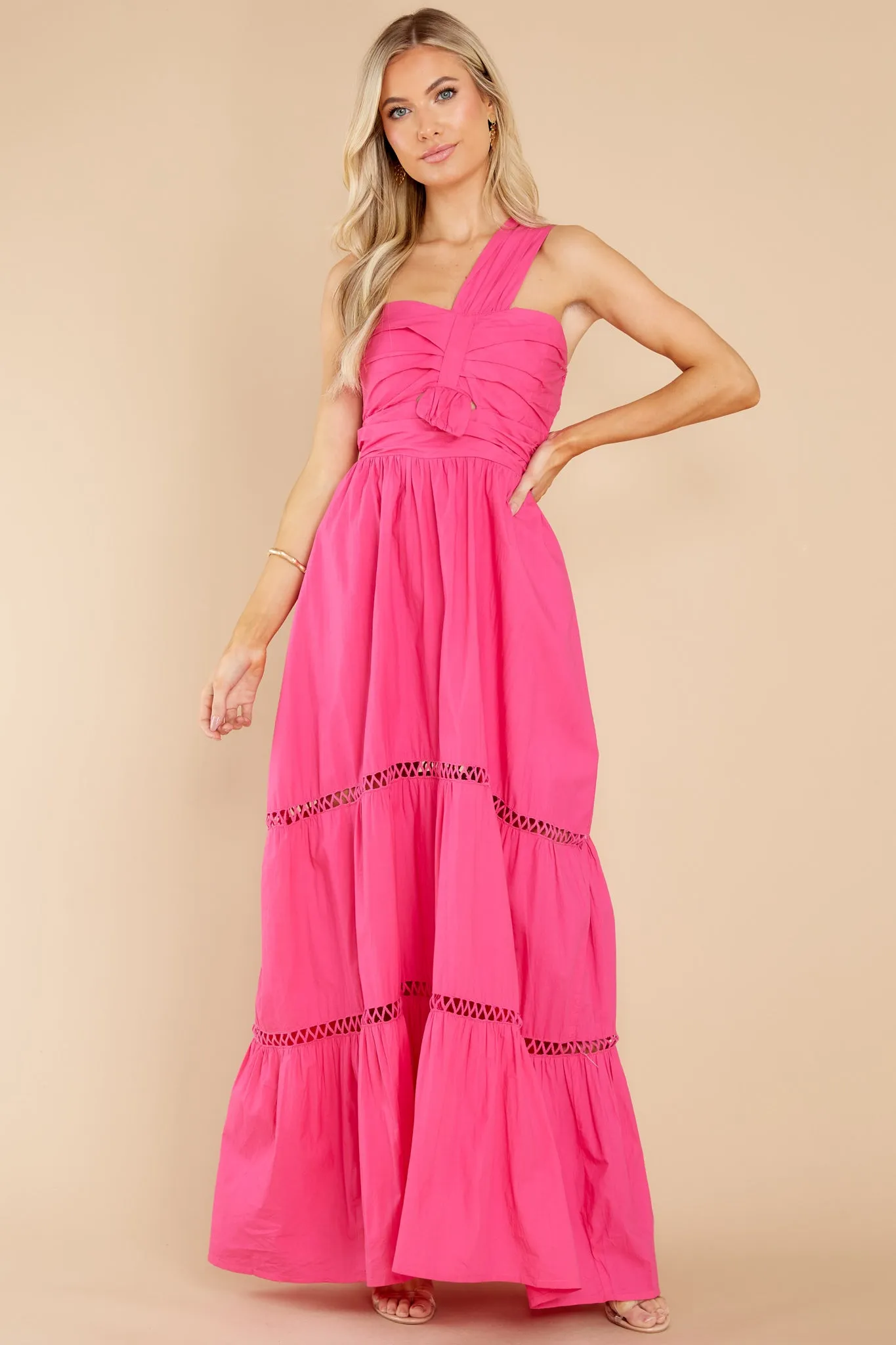 Elle Pink Maxi Dress