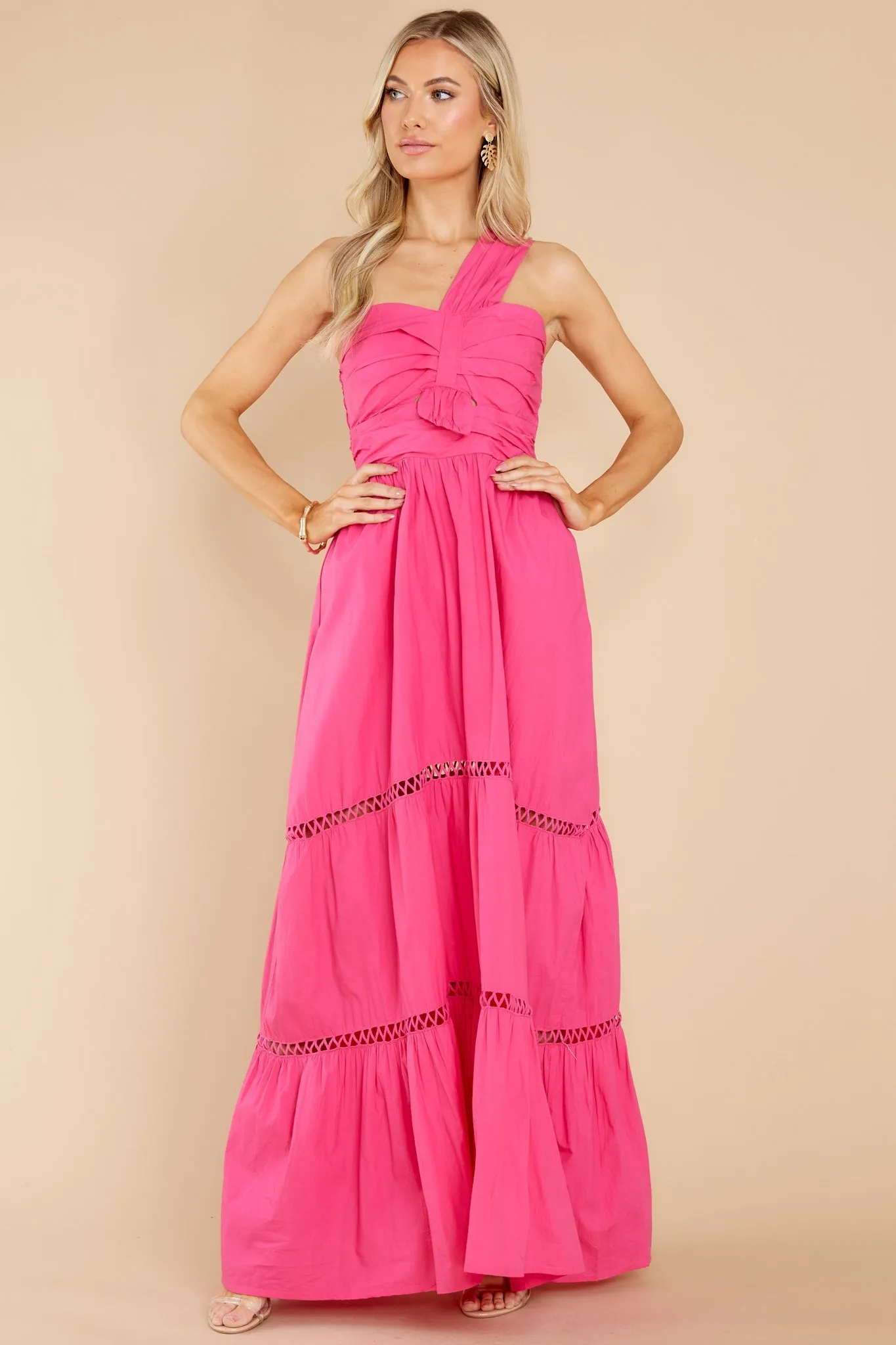 Elle Pink Maxi Dress