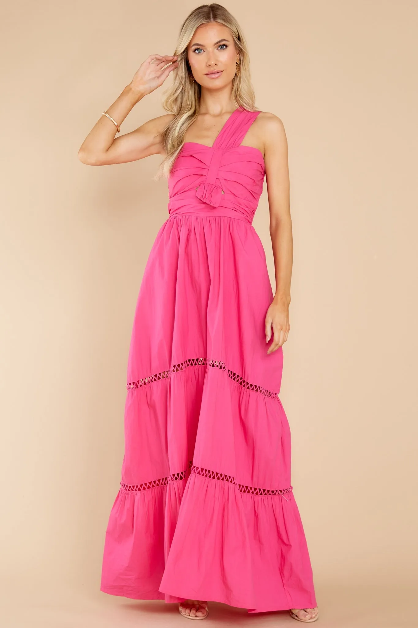 Elle Pink Maxi Dress