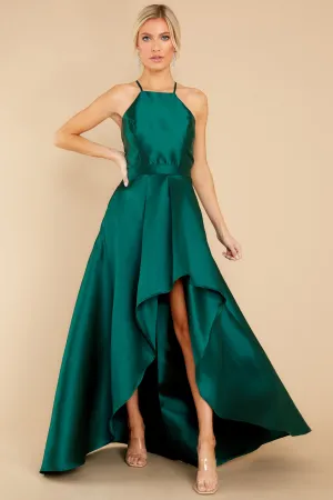 Enchanted Nights Emerald Maxi Dress