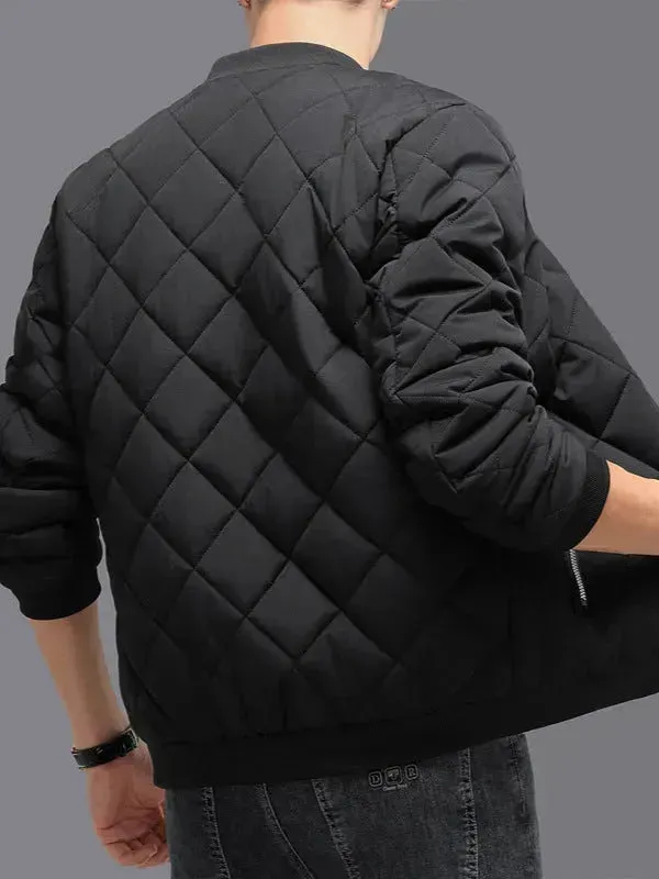 Fashion Cotton Padded Slim fit Autumn Winter Jacket for Men