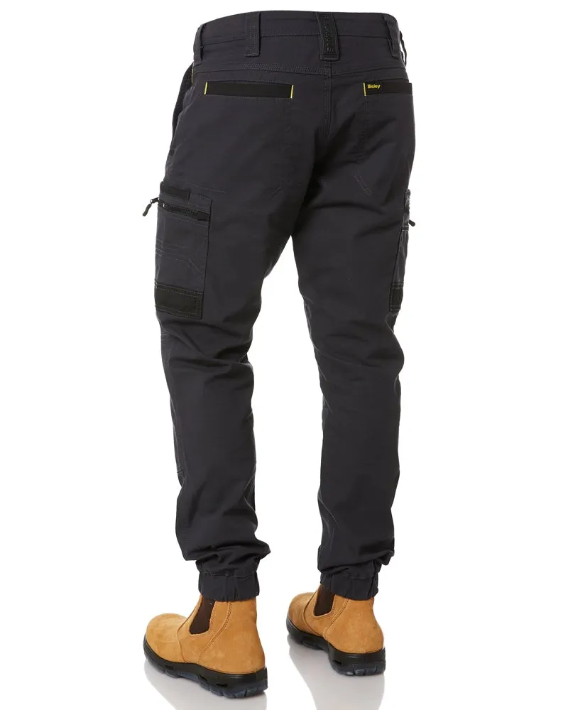 Flex and Move Stretch Cargo Cuffed Pants - Charcoal