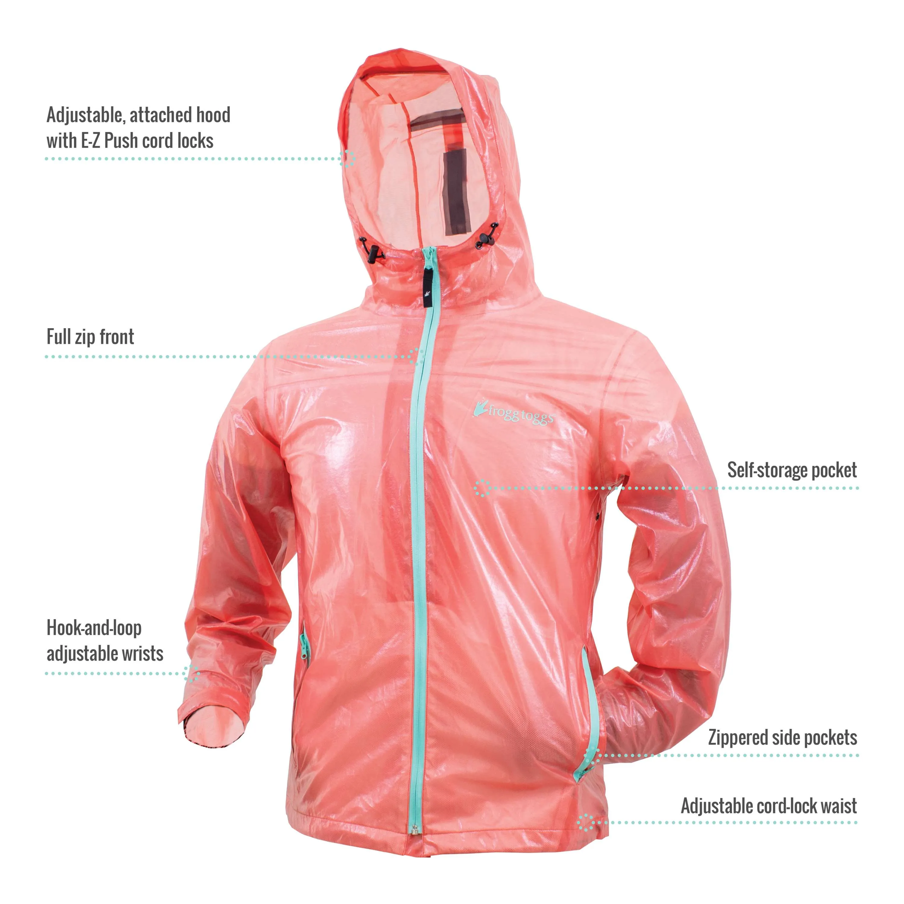 Frogg Toggs Womens Seafoam Xtreme Lite Jacket