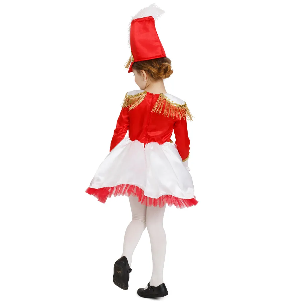 Girls Fancy Drum Majorette Costume