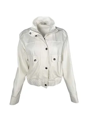 go by Go Silk Go Field Crop Jacket J367 | White