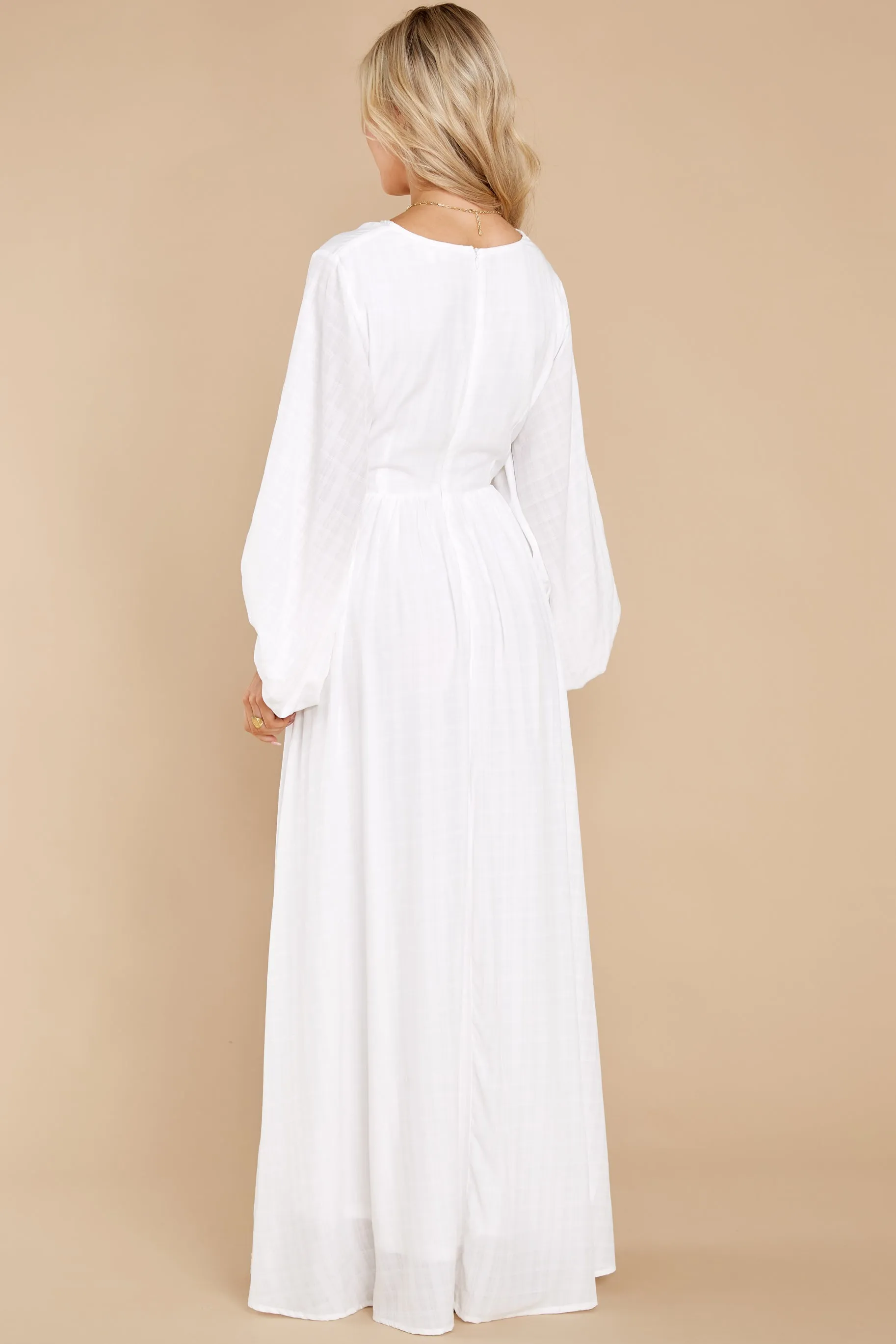 Going For This Off White Maxi Dress