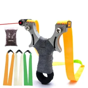 Grey Black Wrap Stainless Steel Slingshot