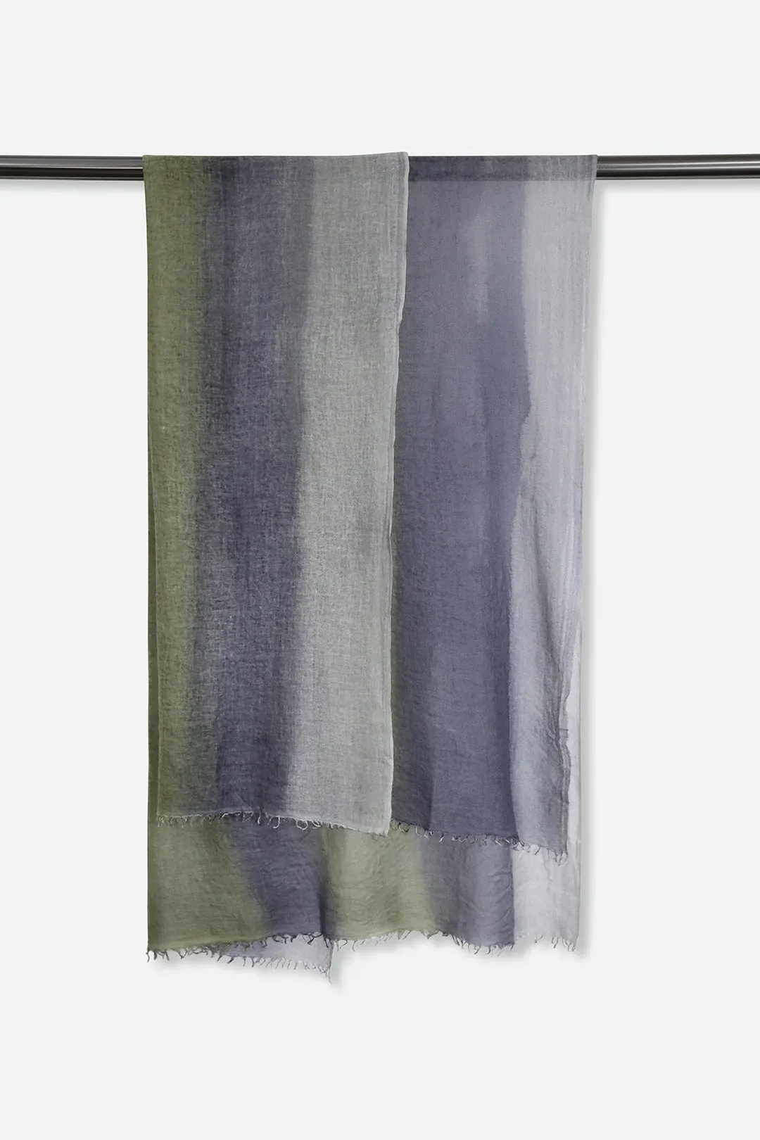 GRIGIO BANDA SCARF IN HAND DYED CASHMERE