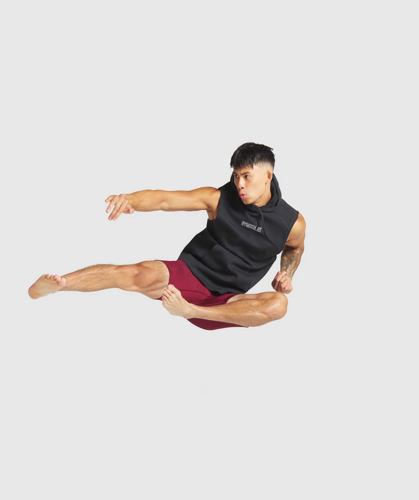 Gymshark Combat Baselayer Shorts - Claret