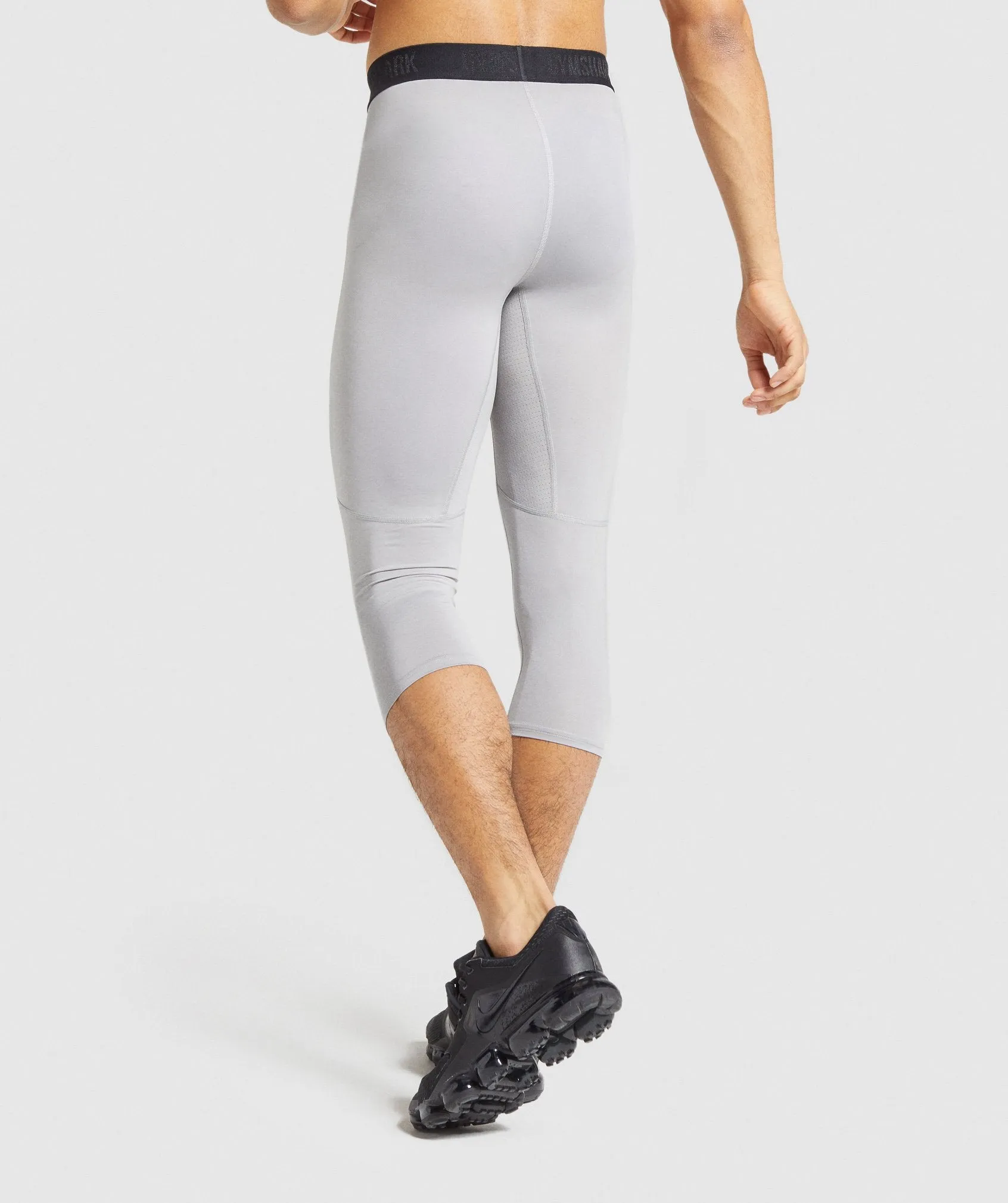 Gymshark Element Baselayer 3/4 Leggings - Light Grey