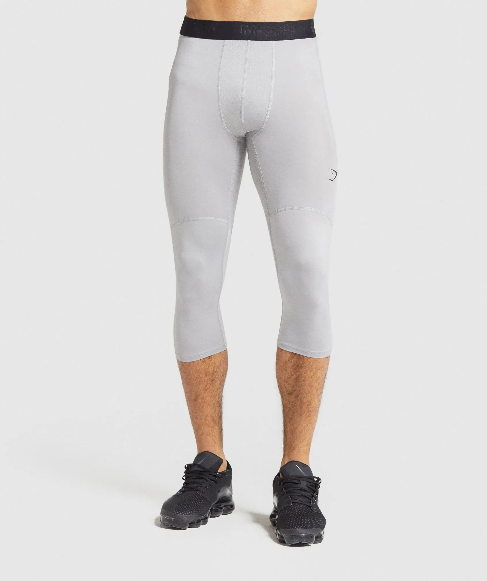 Gymshark Element Baselayer 3/4 Leggings - Light Grey