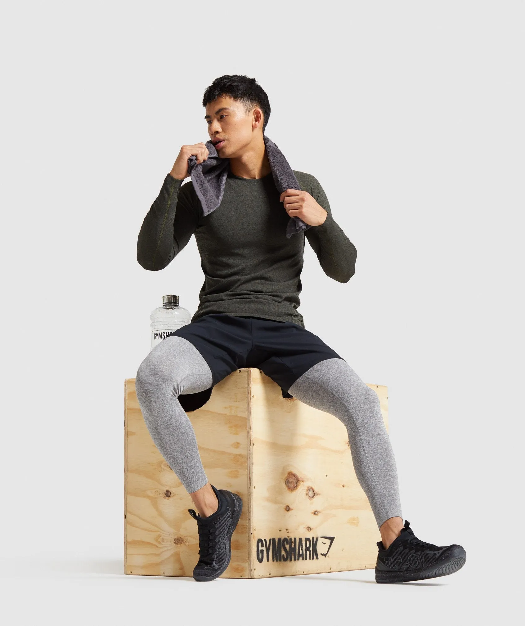 Gymshark Vital Seamless Leggings - Grey Marl