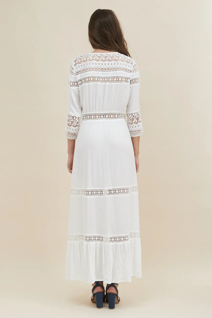 Gypsy Light Maxi Dress White