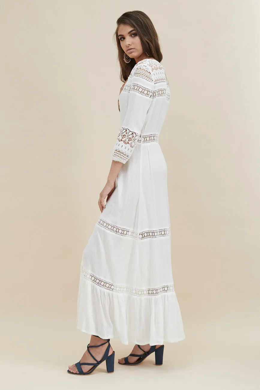 Gypsy Light Maxi Dress White