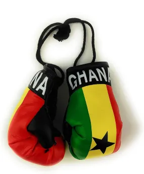 Hanging Car Mirror Mini Boxing Gloves (Ghana)