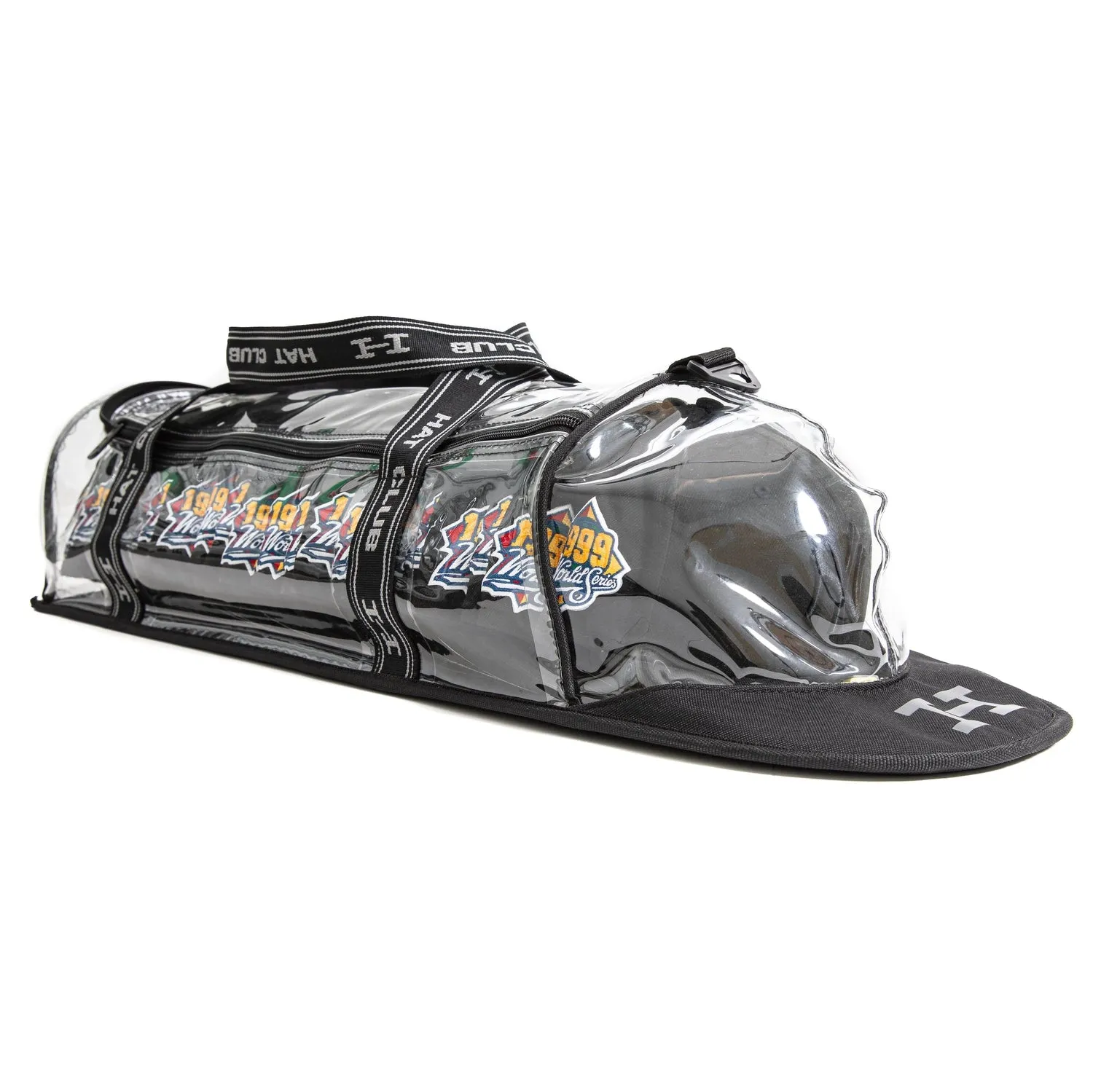 Hat Club 30 Cap Duffle Bag Storage - Black, Grey