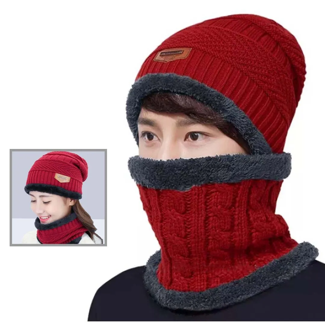 Head & Neck Unisex Beanie With Neck Warmer