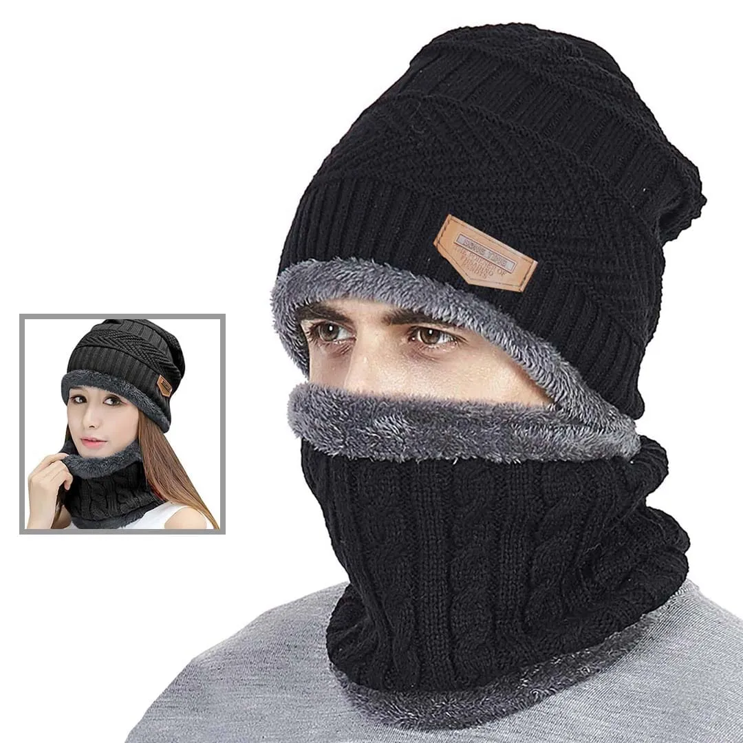 Head & Neck Unisex Beanie With Neck Warmer