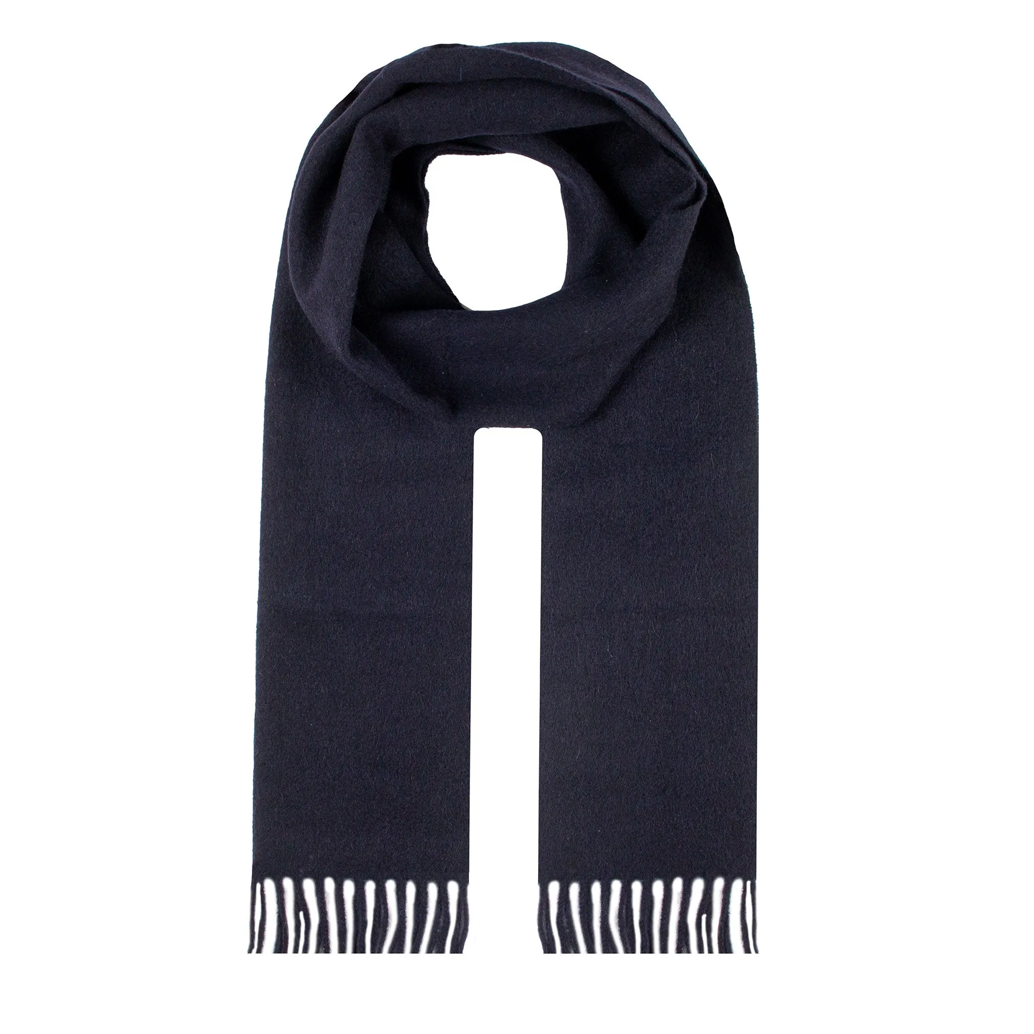 Heritage Plain Cashmere Scarf with Tassels and Gift Box