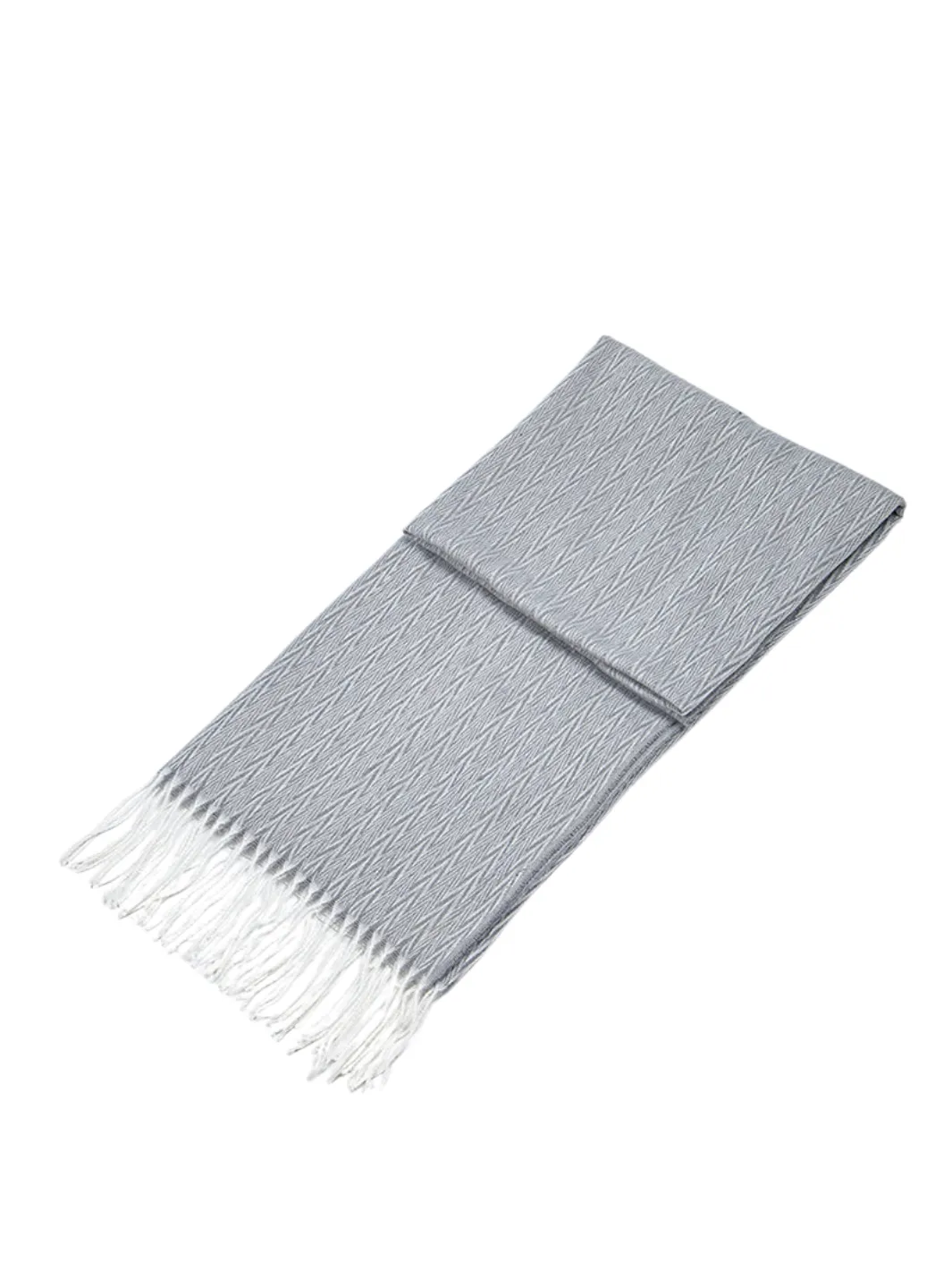 Herringbone Scarf - Grey