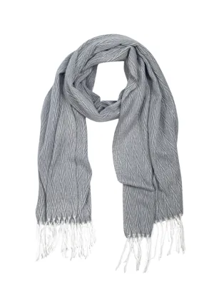 Herringbone Scarf - Grey