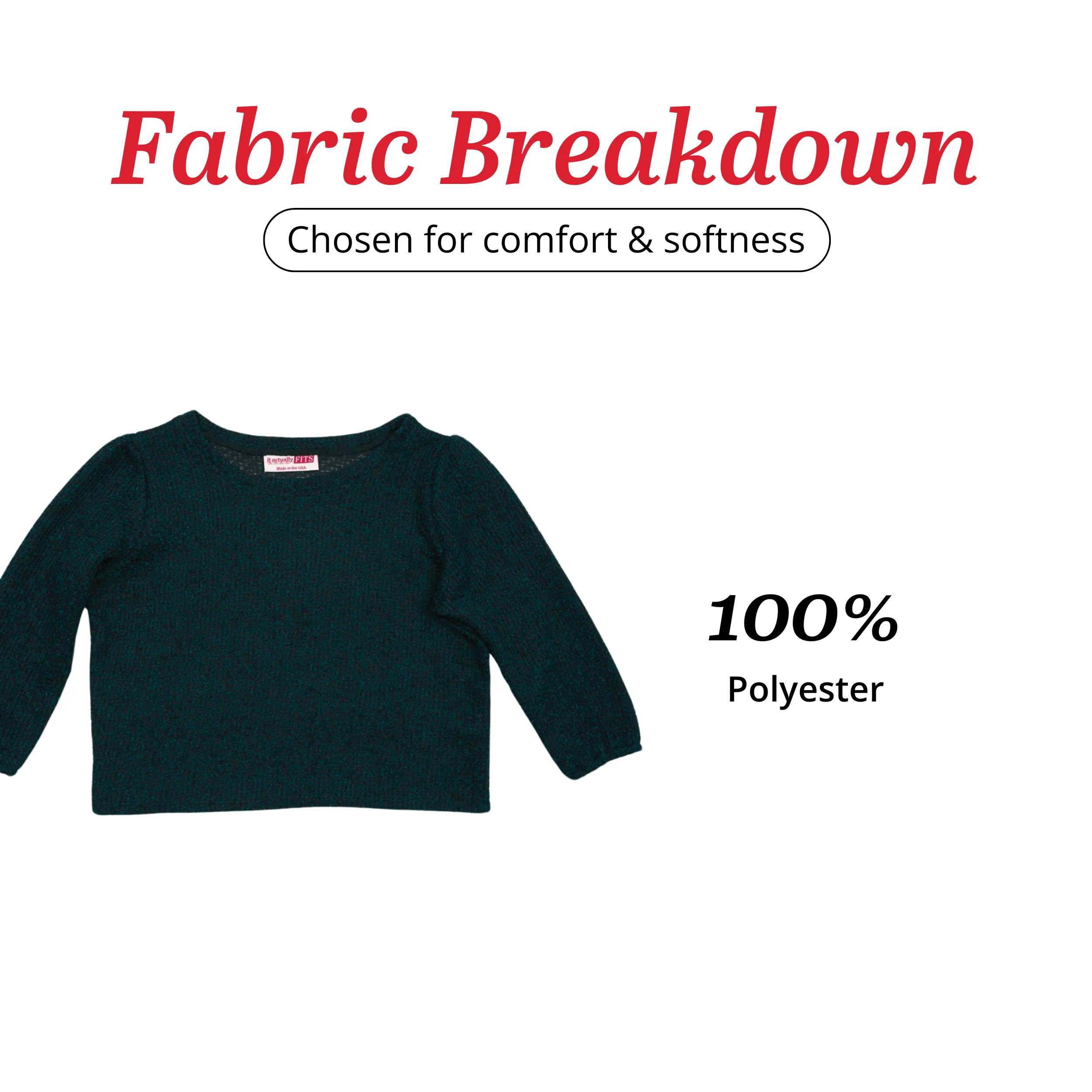 Inclusive Sweater for Women with Dwarfism