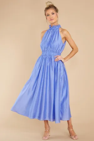 It's Destiny Cornflower Blue Maxi Dress