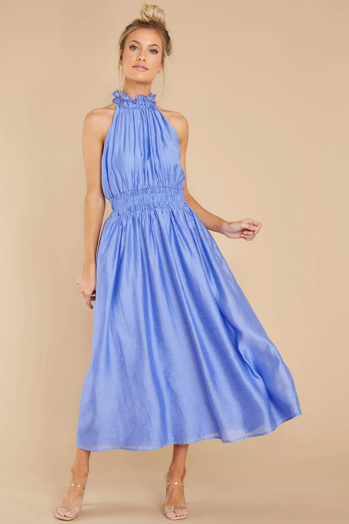 It's Destiny Cornflower Blue Maxi Dress