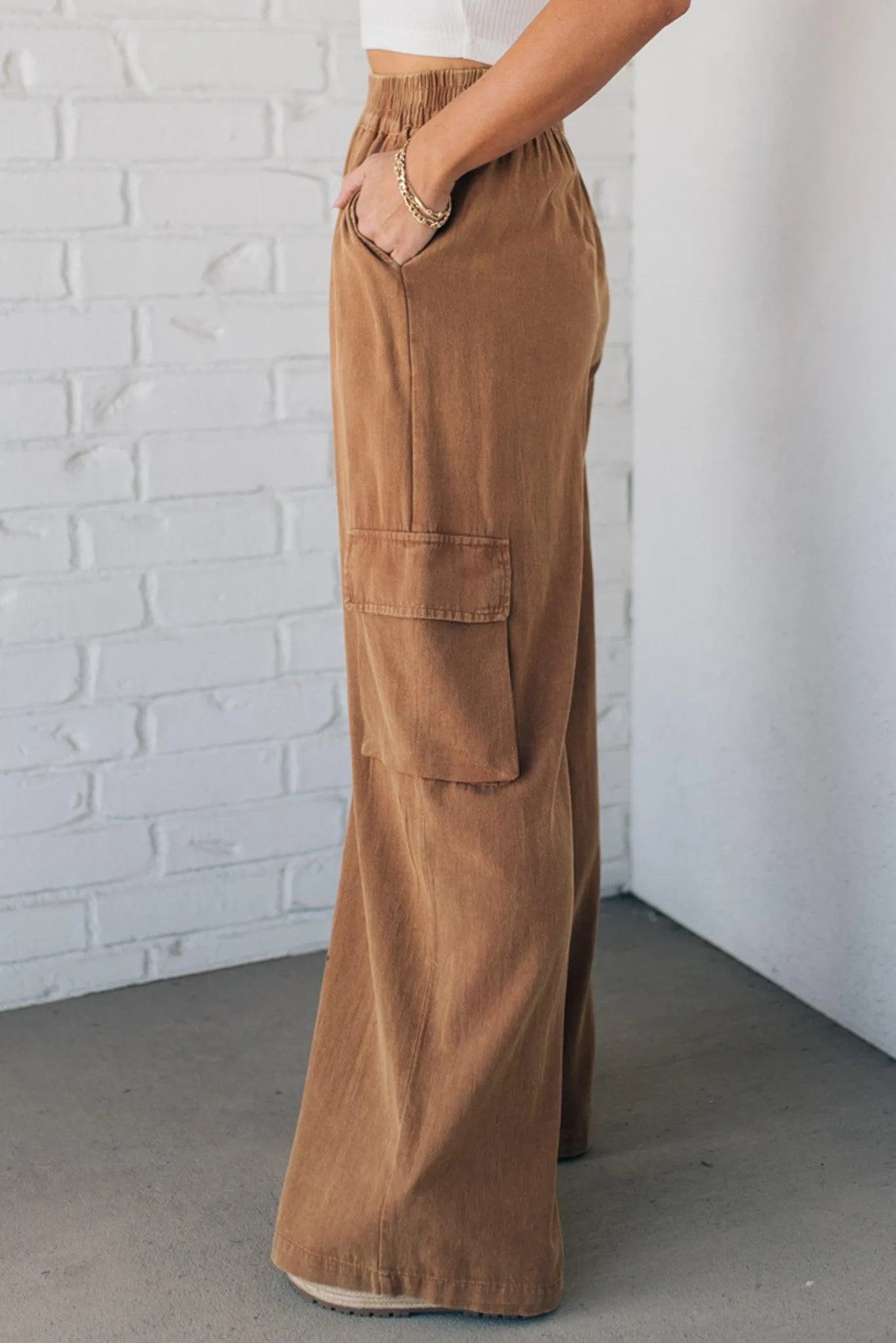 Ivy Wide Leg Cargo Pants