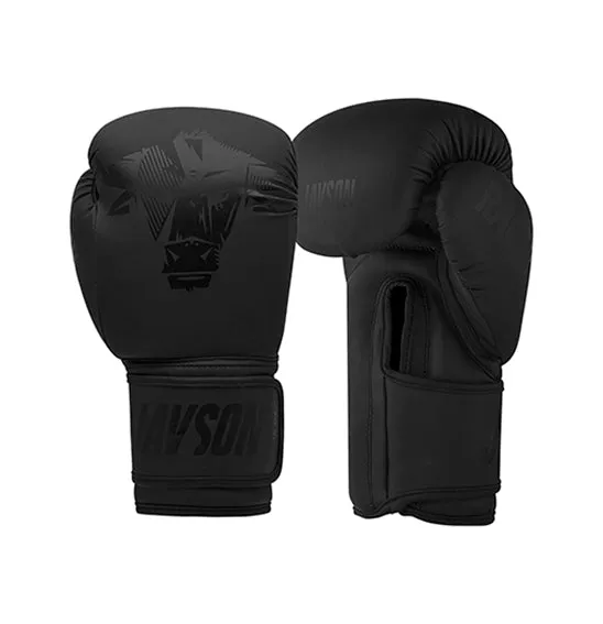 JAVSON BOXING GLOVES BLACK MATT RAGER SERIES