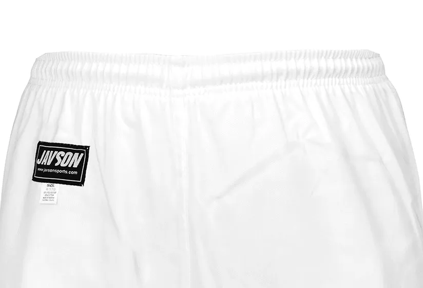 JAVSON KARATE UNIFORM 8OZ POLY COTTON WHITE