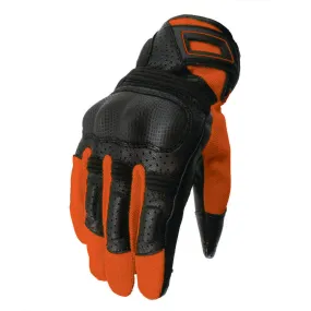 Joe Rocket Turbulent Mens Textile Gloves Black/Orange