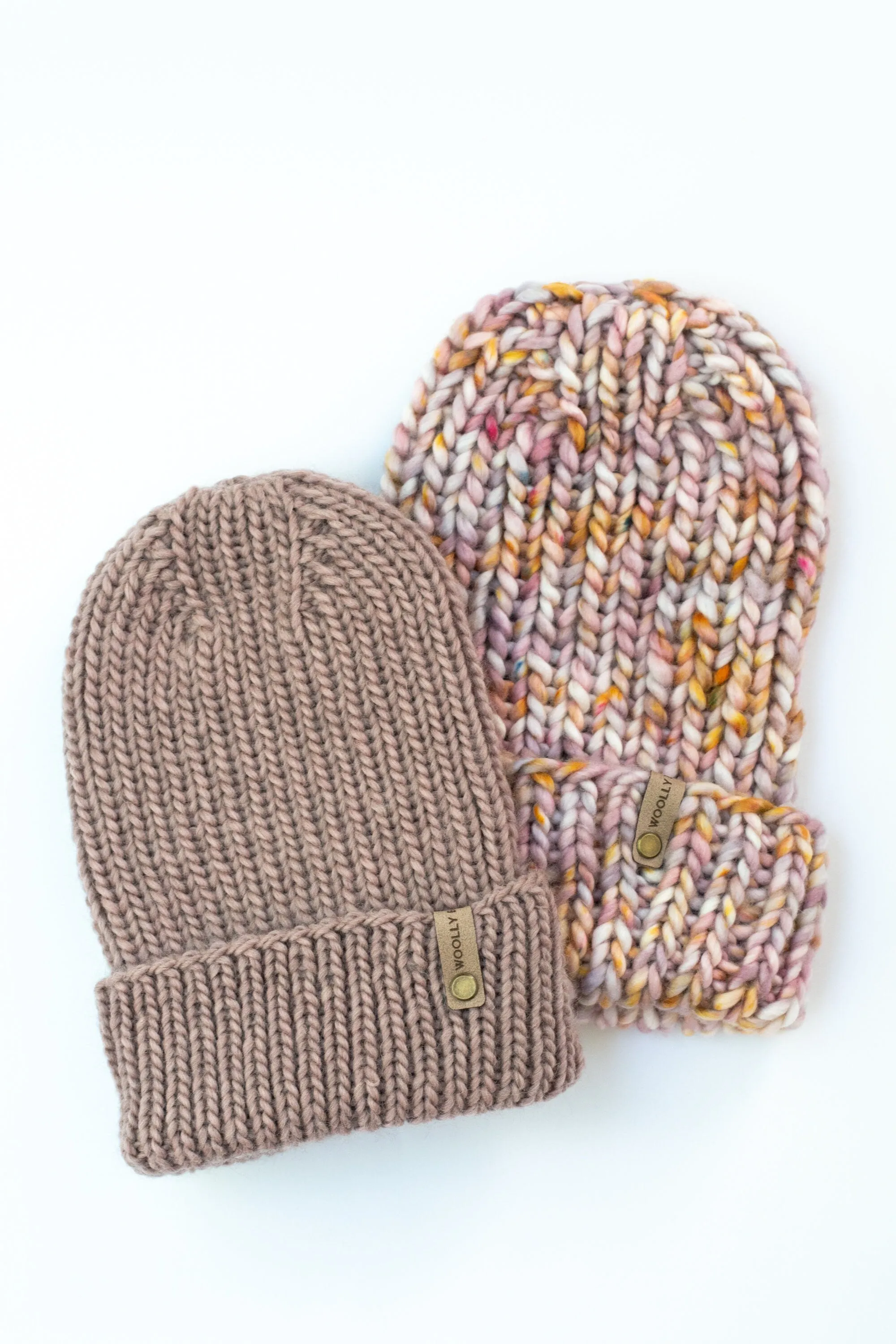 KNITTING PATTERN: Wildwood Beanie, Easy Ribbed Hat Knitting Pattern for Super Bulky and Bulky Yarn